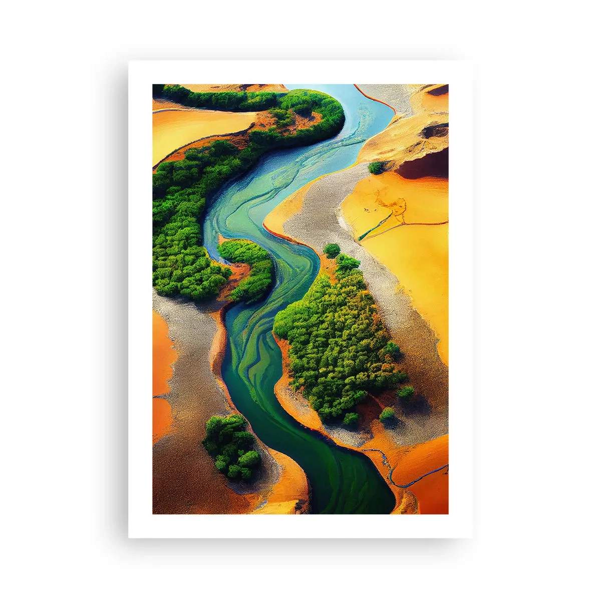 Pôster - Rio que dá vida - 50x70 cm