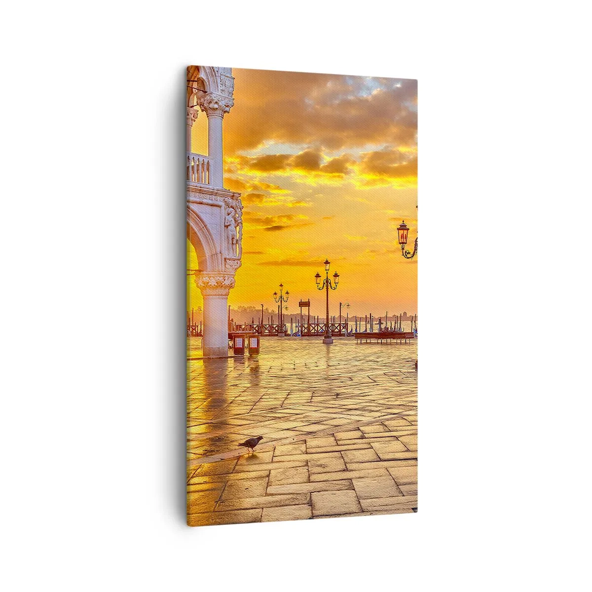 Quadro em tela - Onde está todo mundo? - 45x80 cm