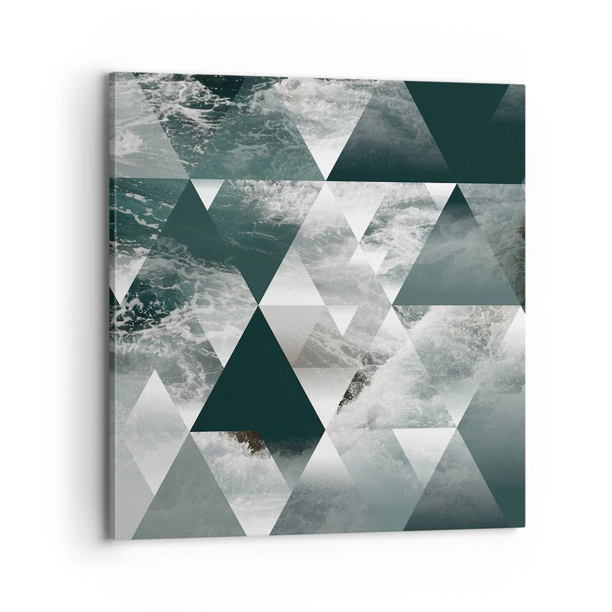 Quadro em tela - Uma perspetiva de cristal - 70x70 cm