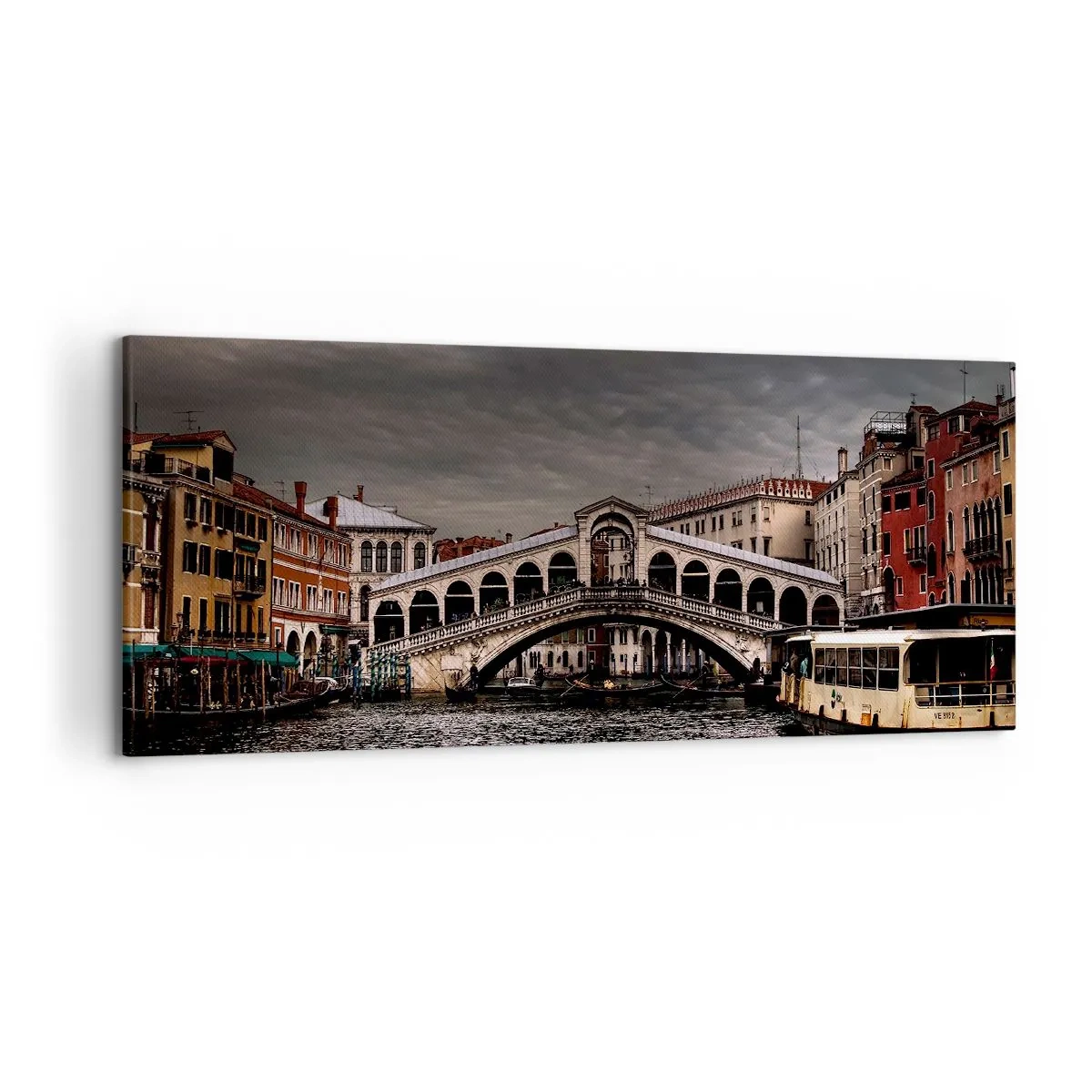 Quadro em tela - A promessa de uma noite em Veneza - 120x50 cm