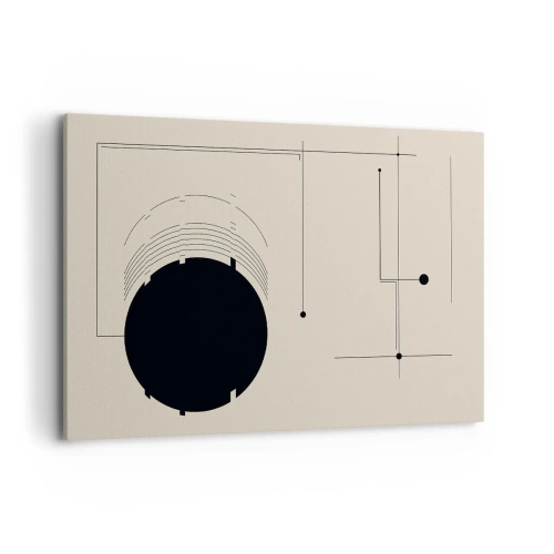 Quadro em tela - Composição flexível e dinâmica - 120x80 cm