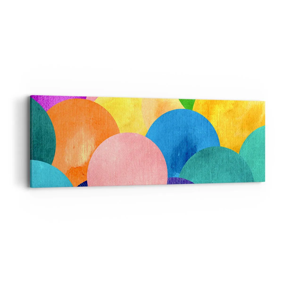 Quadro em tela - A plenitude original da vida - 90x30 cm
