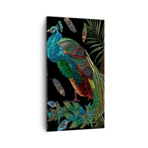 Quadro em tela - Em vestes reais - 45x80 cm