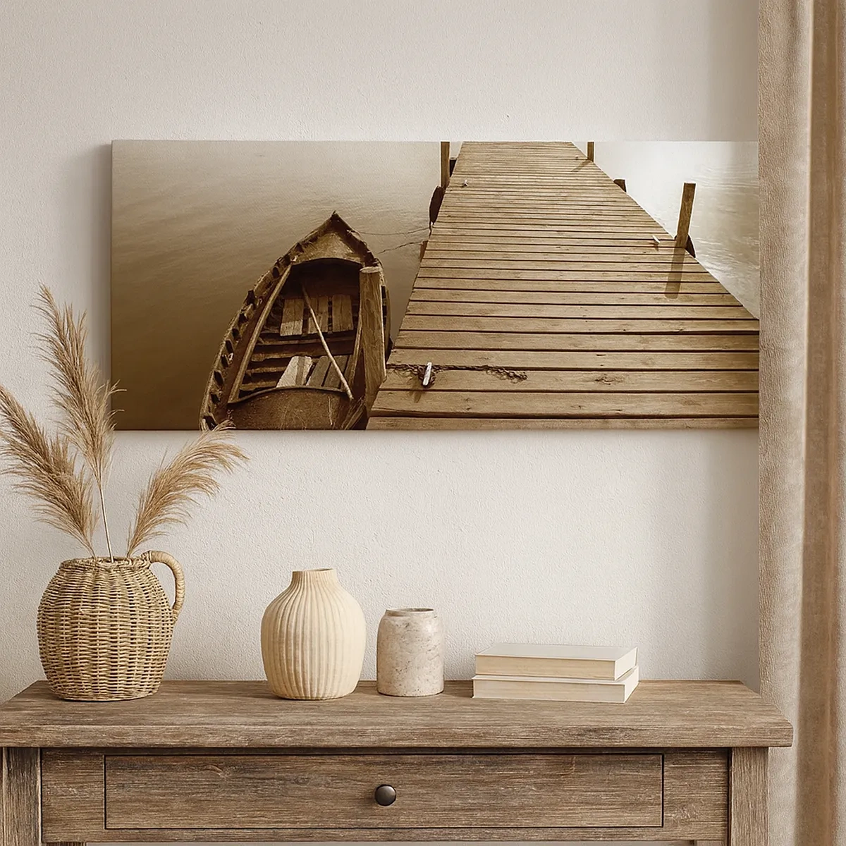 Quadro em tela - Paz de espírito - 30x30 cm