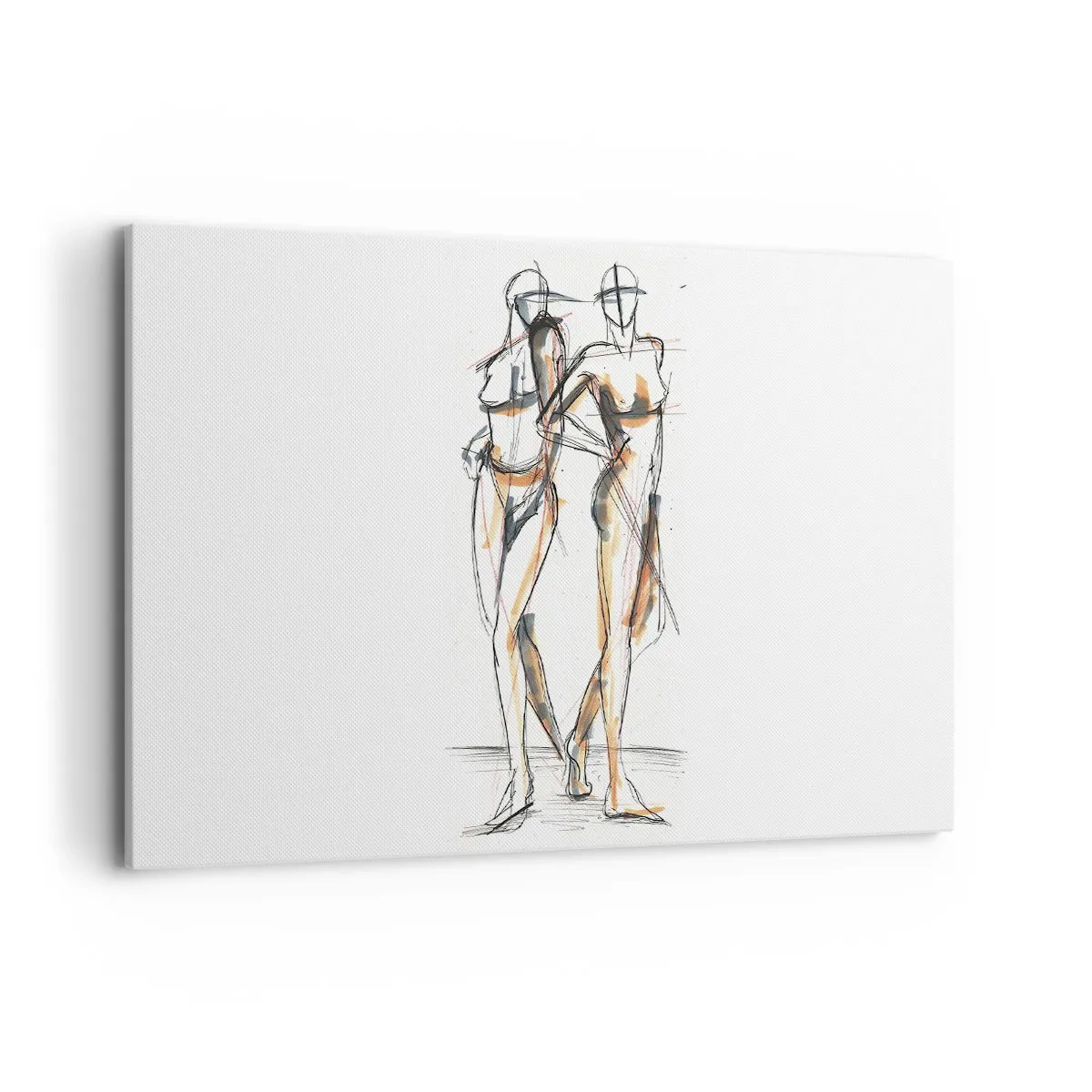 Quadro em tela - Um estudo do encanto - 120x80 cm