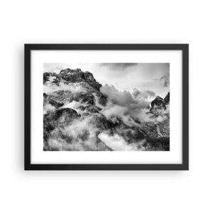 Pôster com moldura preta - Bonitas e cruéis - 40x30 cm