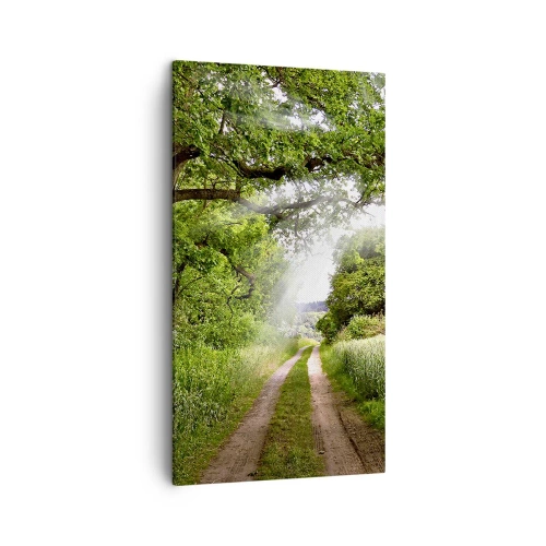 Quadro em tela - Os pastores de Arcadia - 45x80 cm