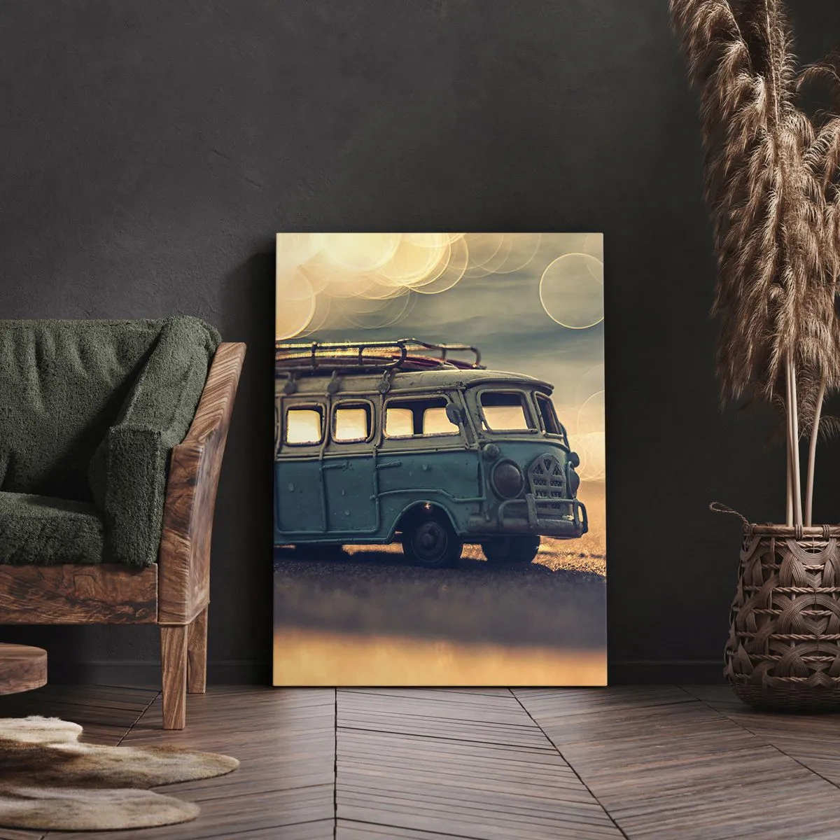 Quadro em tela - O fim da idolatria do dinheiro e do trabalho - 80x120 cm