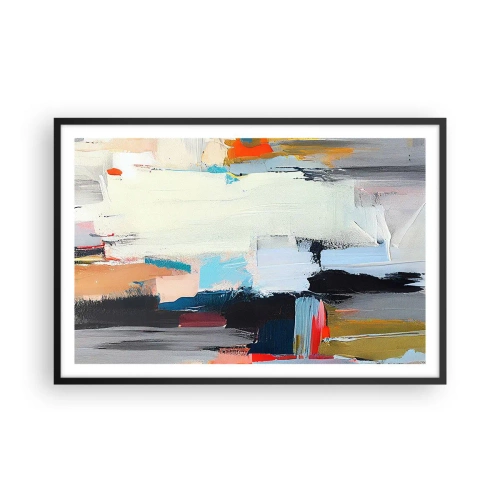 Pôster com moldura preta - Há um método? - 91x61 cm