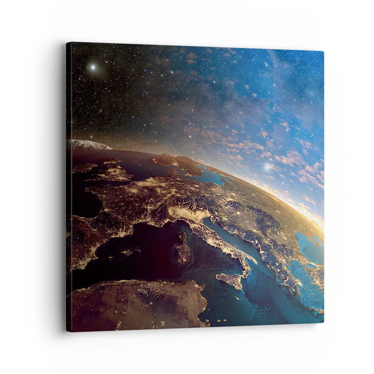 Quadro em tela - Vamos olhar para nós mesmos à distância - 30x30 cm