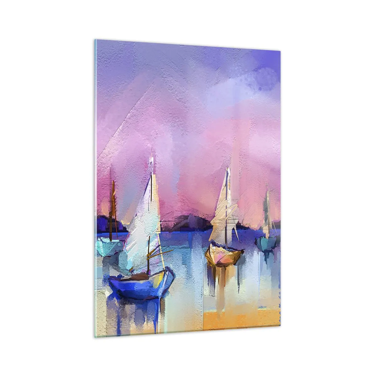 Quadro em vidro - Direção: águas largas - 50x70 cm