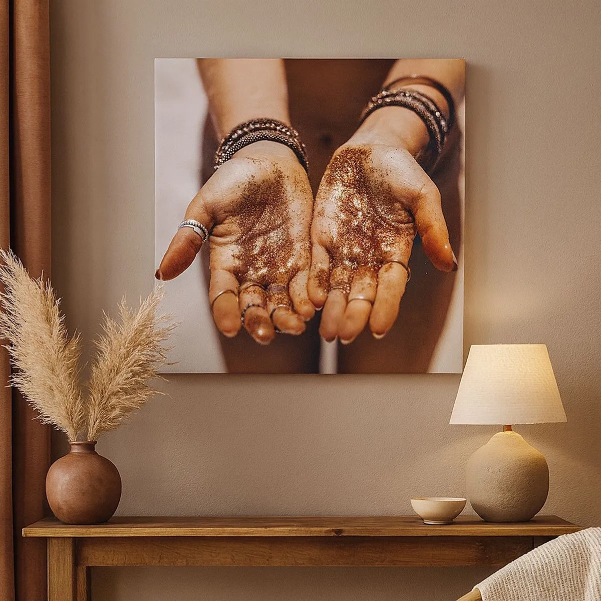 Quadro em tela - Um presente para si - 30x30 cm