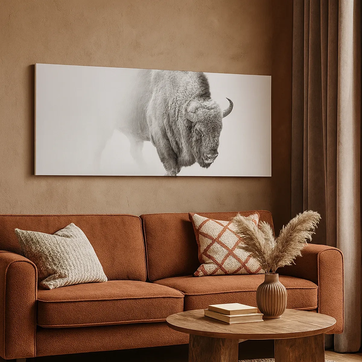 Quadro em tela - Rei da Pradaria - 30x30 cm