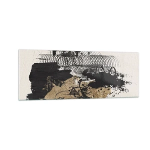 Quadro em vidro - Composição com paixão - 140x50 cm