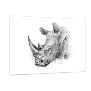 Quadro em vidro - Retrato africano - 120x80 cm