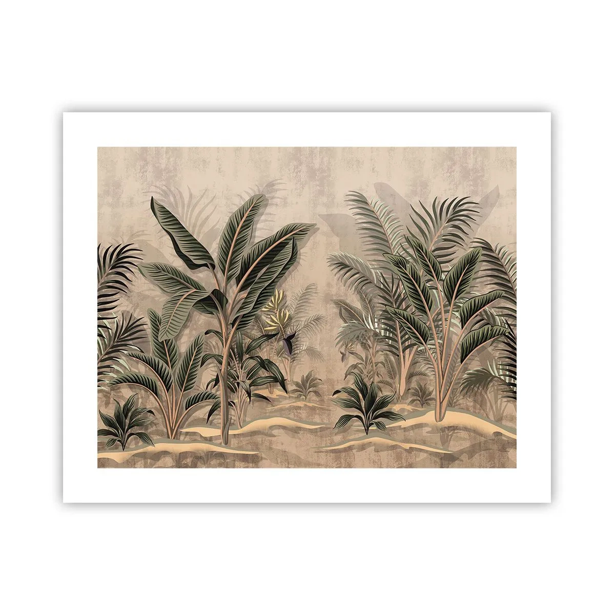 Pôster - Gravura em estilo colonial - 50x40 cm