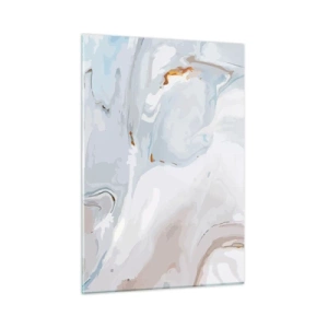 Quadro em vidro - Branco elevado - 50x70 cm