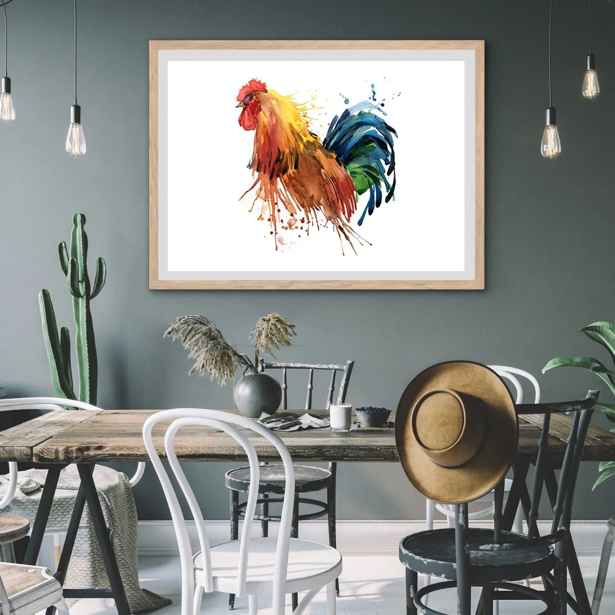 Pôster com moldura de carvalho claro - Manto real, orgulho real - 91x61 cm