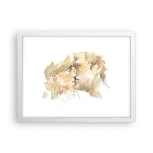 Pôster em moldura branca - A outra metade foi encontrada? - 40x30 cm