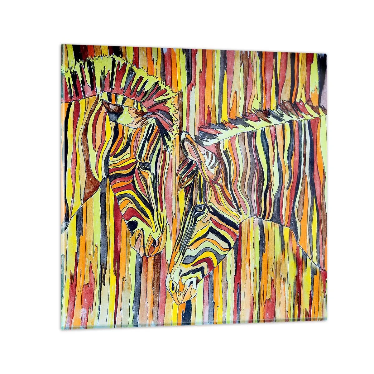 Quadro em vidro - Então você também... - 50x50 cm