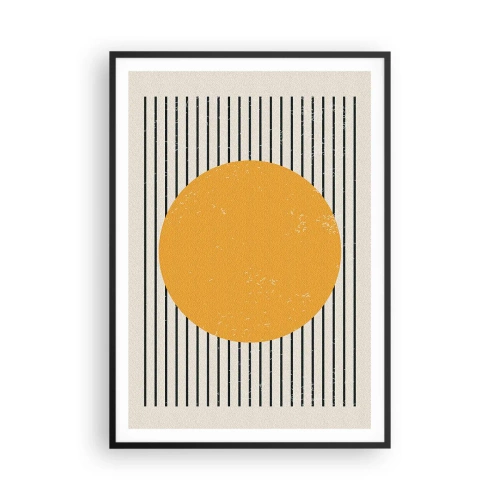 Pôster com moldura preta - O poder da simplicidade - 70x100 cm