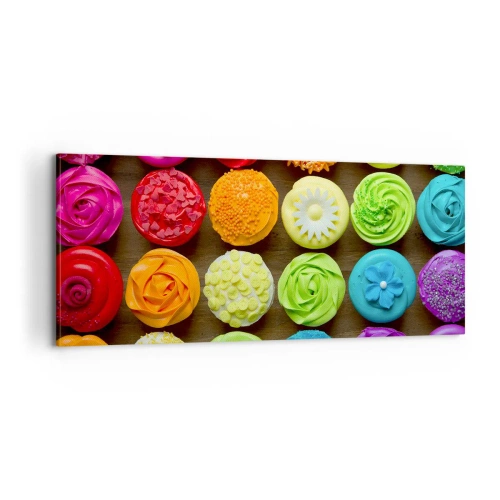 Quadro em tela - Todos diferentes - todos deliciosos - 100x40 cm