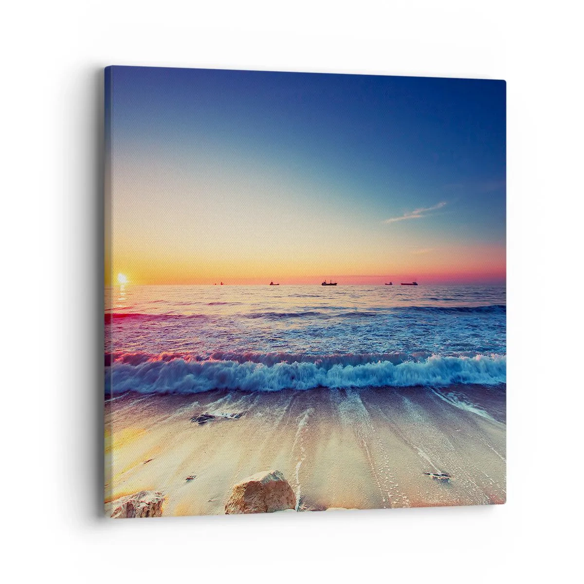 Quadro em tela - E além do horizonte? - 40x40 cm