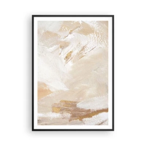 Pôster com moldura preta - Composição pastel - 70x100 cm