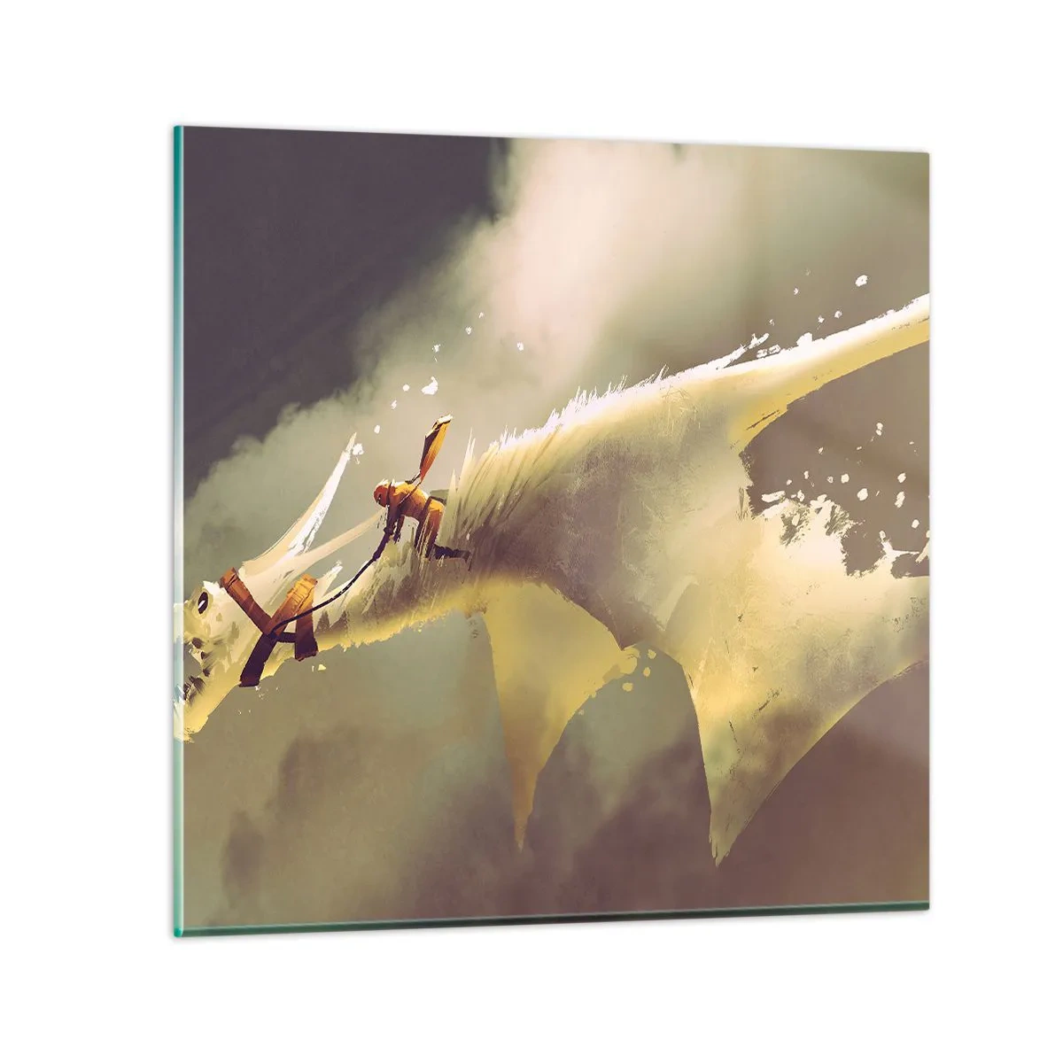 Quadro em vidro - A resgatar o mundo - 40x40 cm