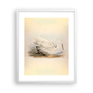 Pôster em moldura branca - A senhora nos juncos - 40x50 cm