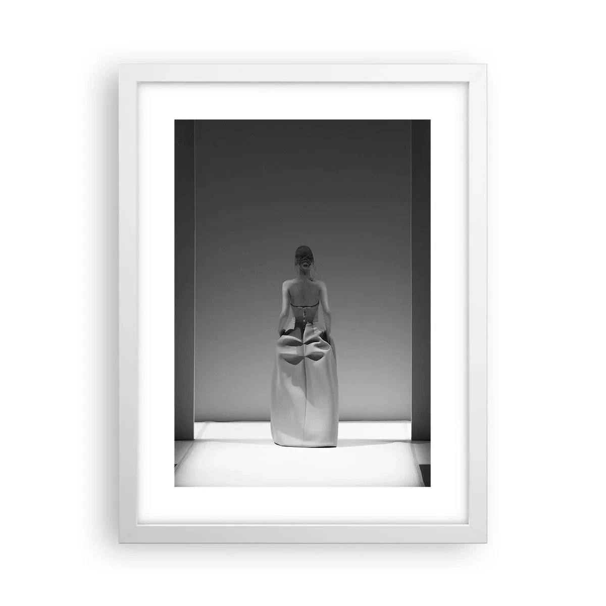 Pôster em moldura branca - Simplicidade refinada - 30x40 cm