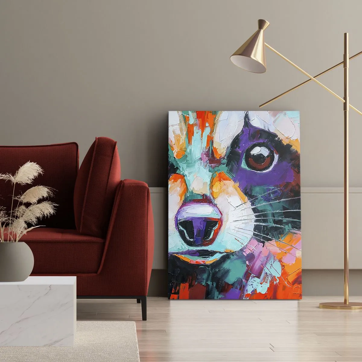 Quadro em tela - Apenas boas emoções - 80x120 cm