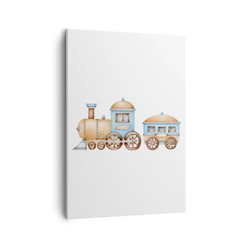 Quadro em tela - Parado na estação... - 50x70 cm