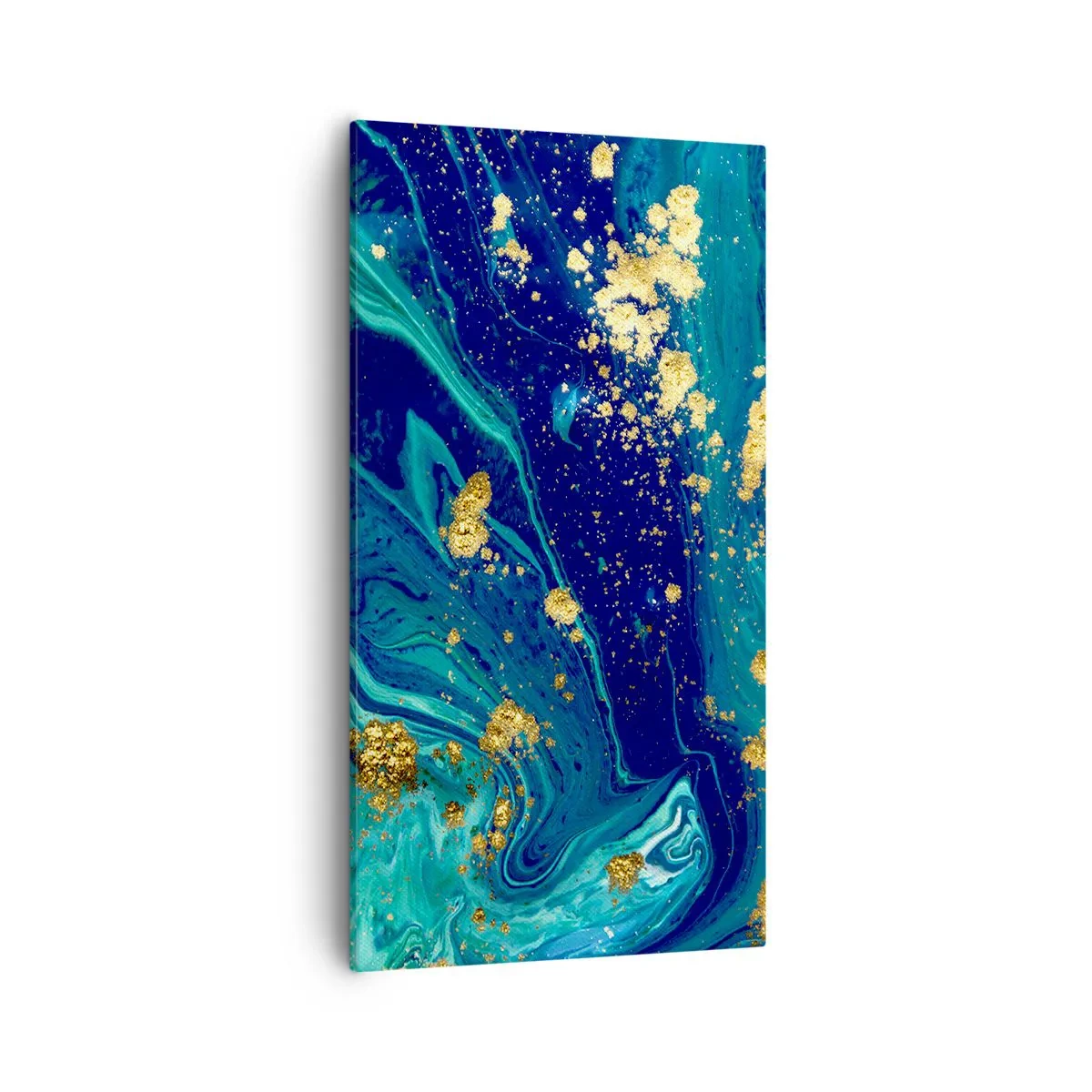 Quadro em tela - Flocos de sol  - 55x100 cm