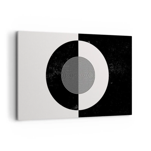 Quadro em tela - Harmonia a preto e branco - 120x80 cm