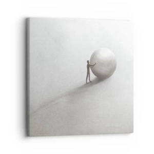 Quadro em tela - O Jogo da Vida - 30x30 cm