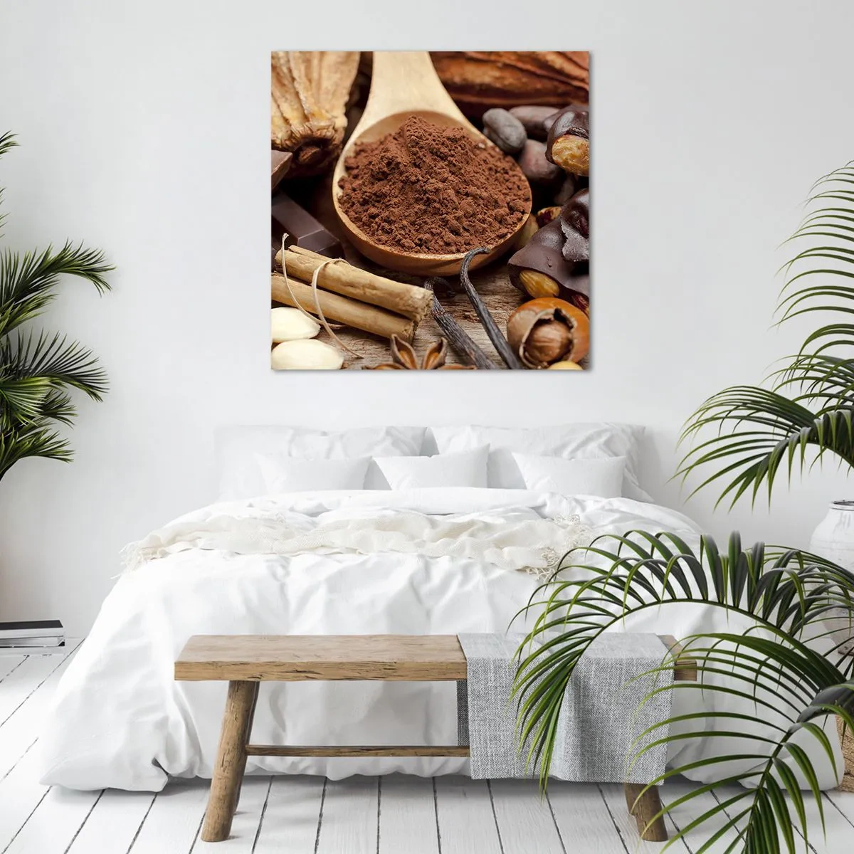 Quadro em tela - O melhor para as tristezas - 60x60 cm