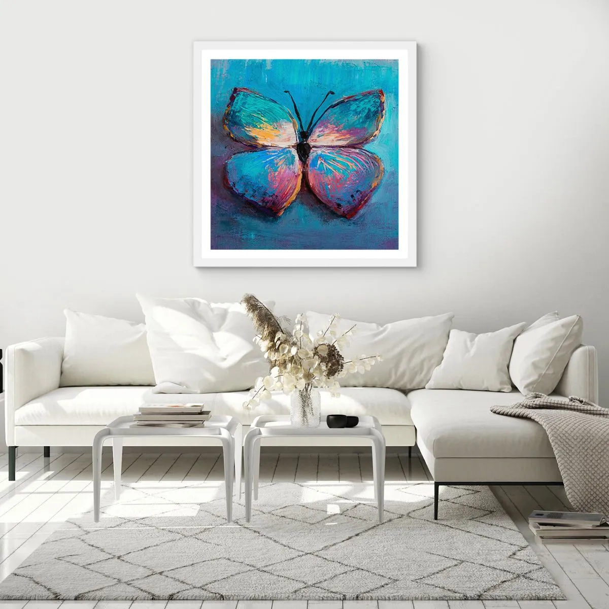 Pôster em moldura branca - Em toda a sua glória - 60x60 cm