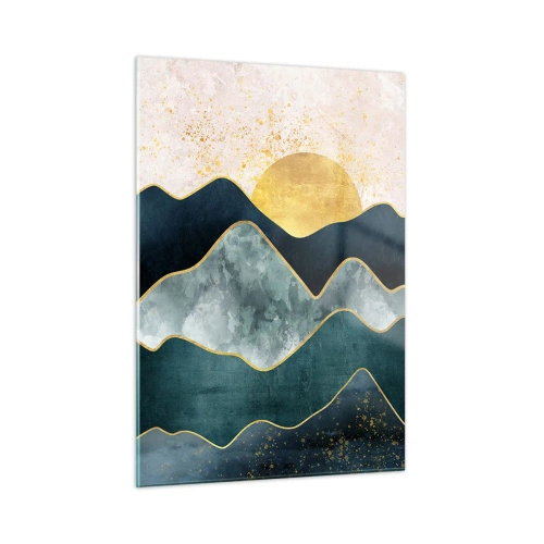 Quadro em vidro - Além das sete montanhas - 50x70 cm