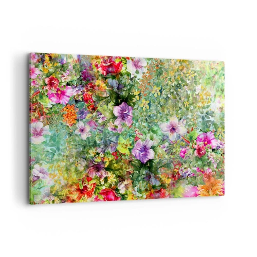 Quadro em tela - Nas flores para a perdição - 100x70 cm