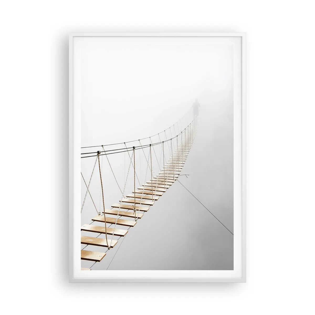 Pôster em moldura branca - Para onde levará? - 70x100 cm