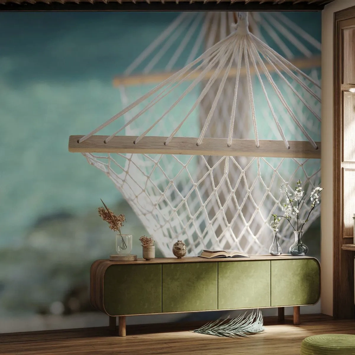 Papel de parede personalizado Standard Eco - Hora de relaxar - Maca, Praia, Viagens