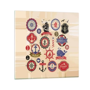 Quadro em vidro - Irmandade da vela - 70x70 cm