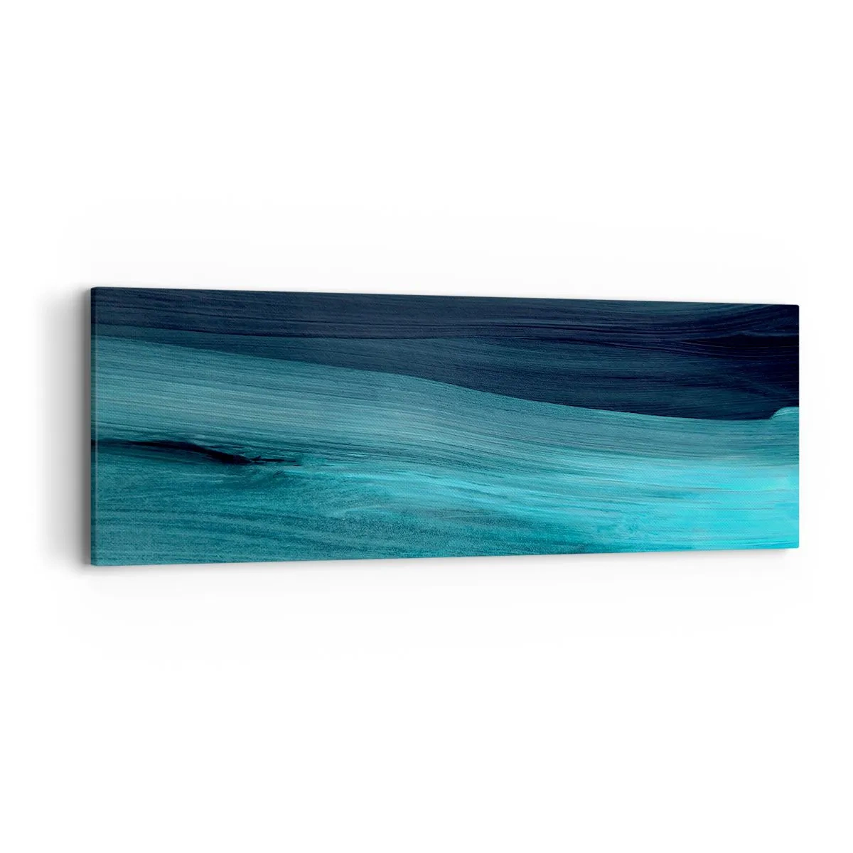 Quadro em tela - Vá com o fluxo - 90x30 cm
