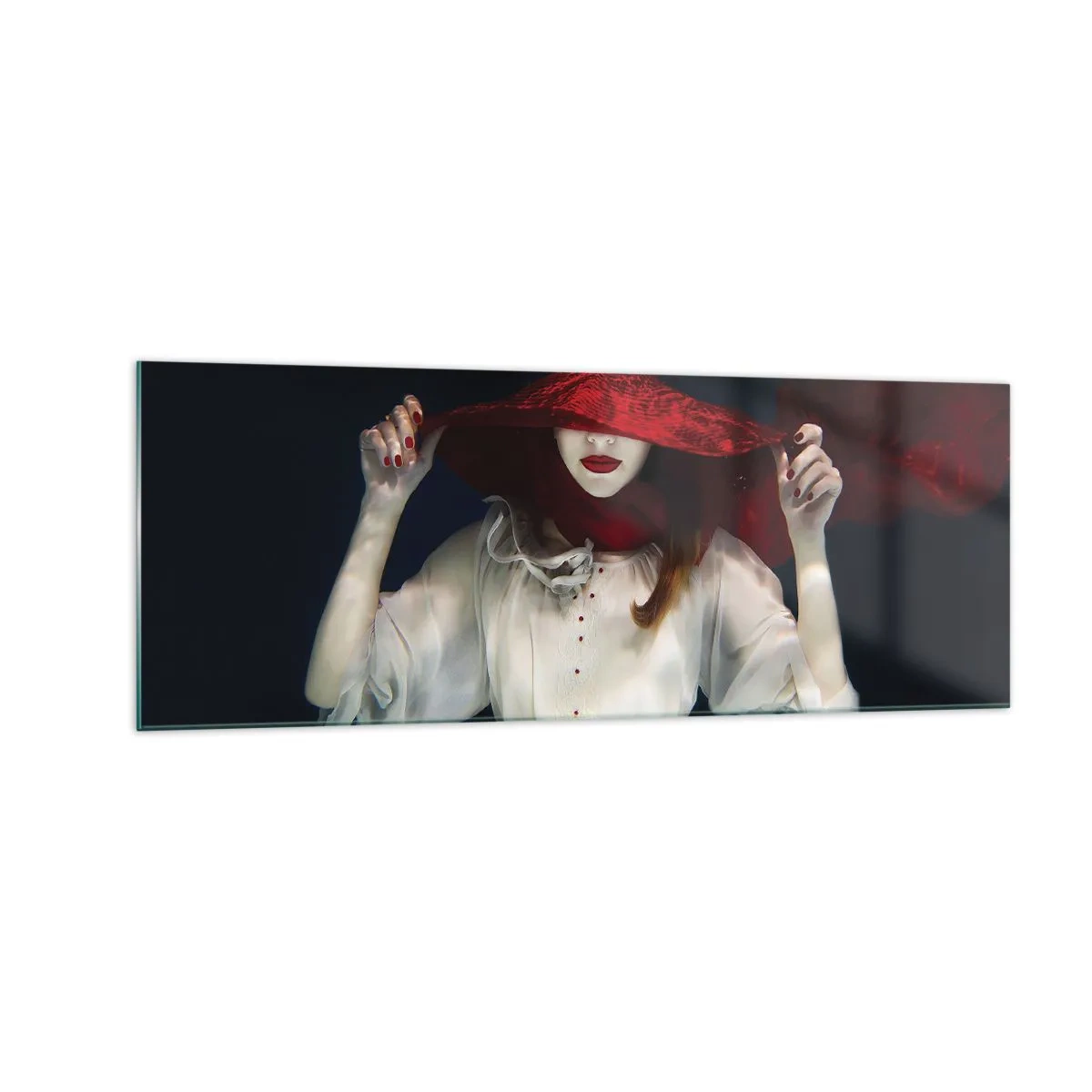 Quadro em vidro - Demônio do Pântano - 140x50 cm