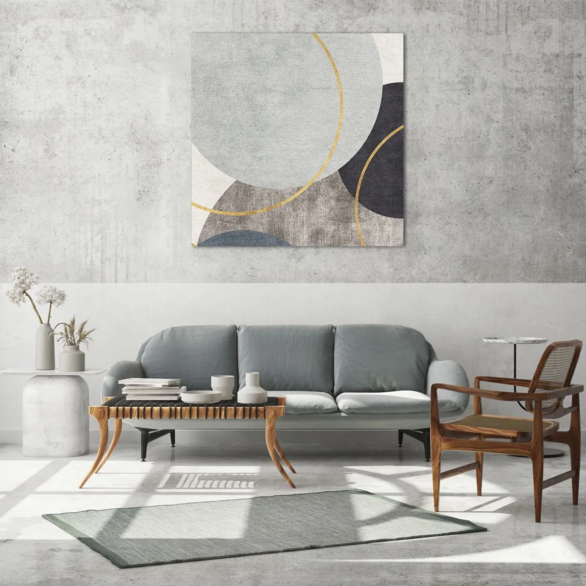 Quadro em vidro - Roda por roda - 30x30 cm