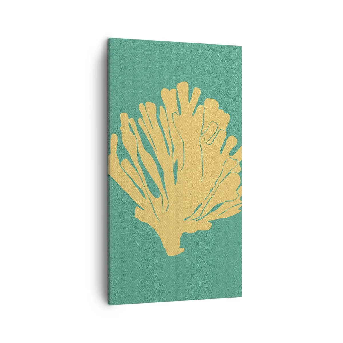 Quadro em tela - Arbusto florestal subaquático - 45x80 cm