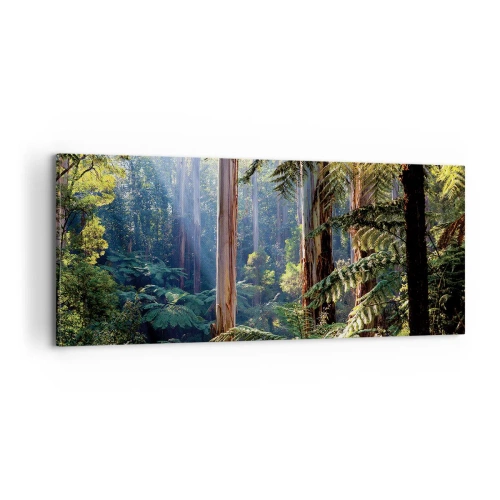 Quadro em tela - Um conto de fadas da floresta - 100x40 cm