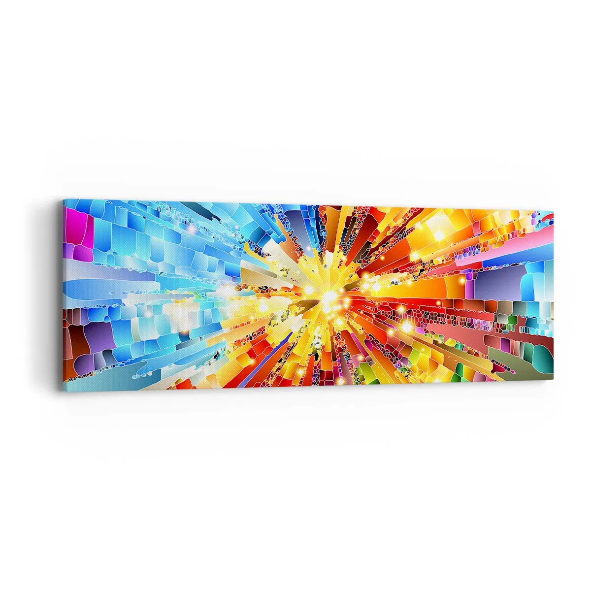 Quadro em tela - In medias res - 90x30 cm