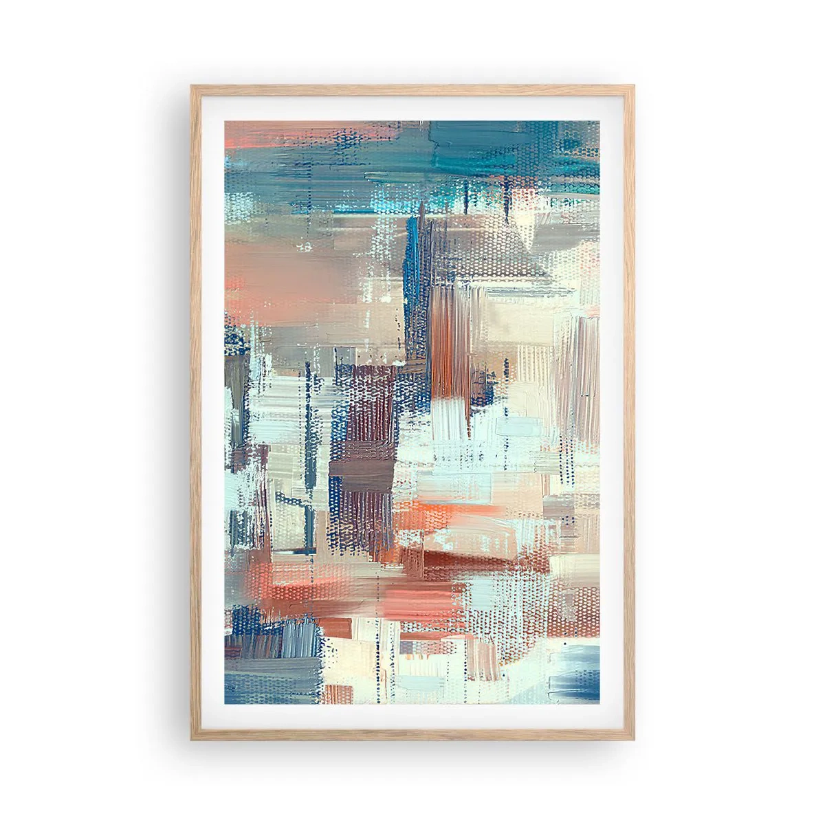 Pôster com moldura de carvalho claro - Alcance a luz - 61x91 cm
